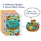 Wrapables Make a Face Stickers, Make Your Own Animal, Food, Dress-Up Stickers, DIY Craft Activities, Party Favors (27 Sheets), Donuts